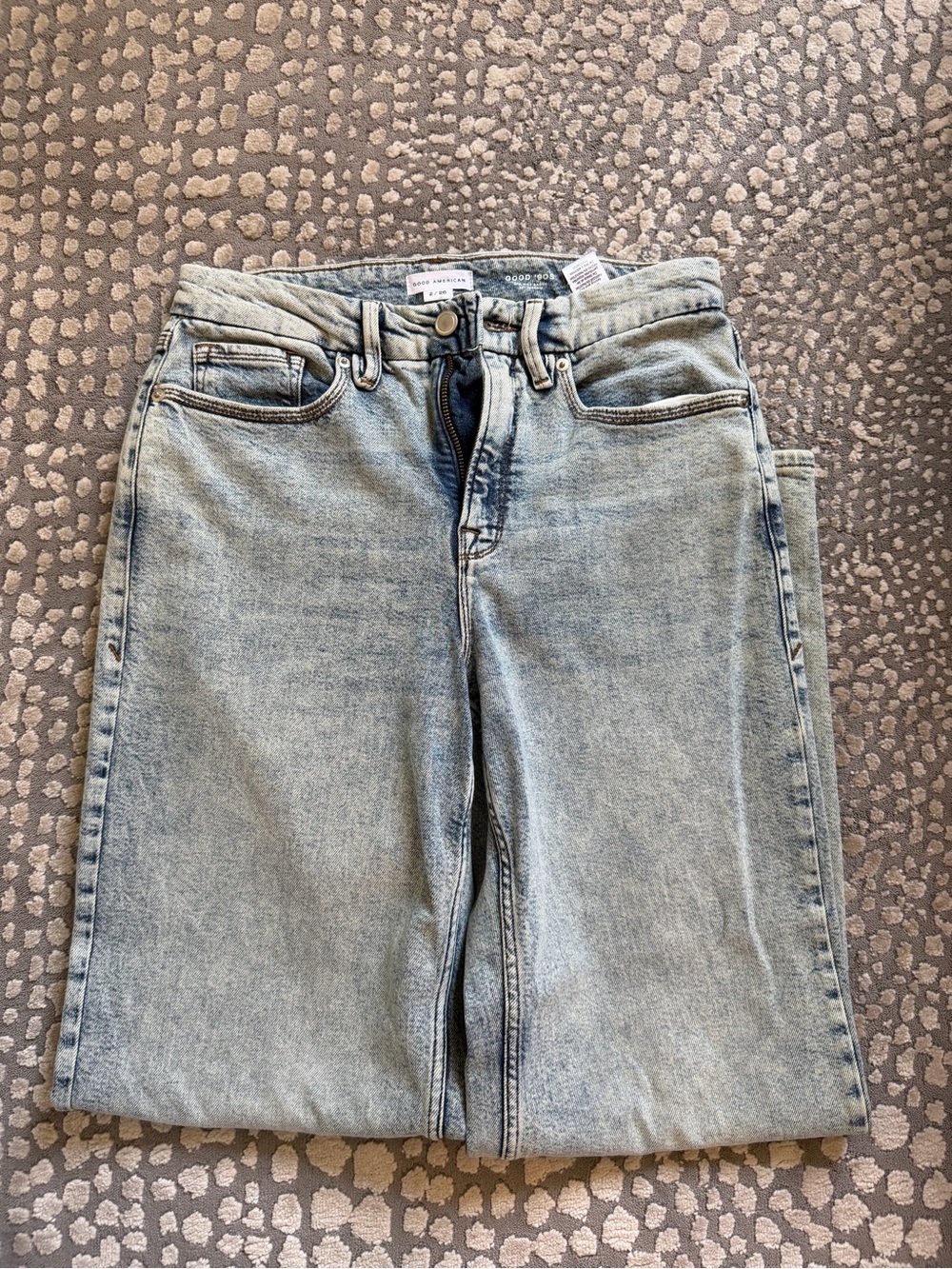 Good American Light Wash Blue Denim Jeans